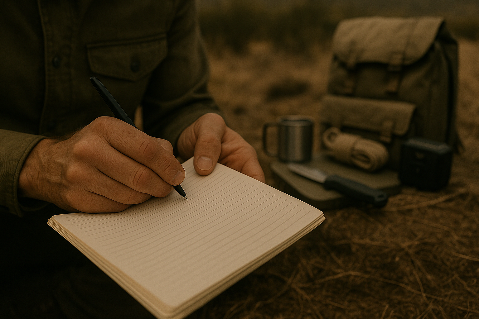 Écriture en pleine nature
