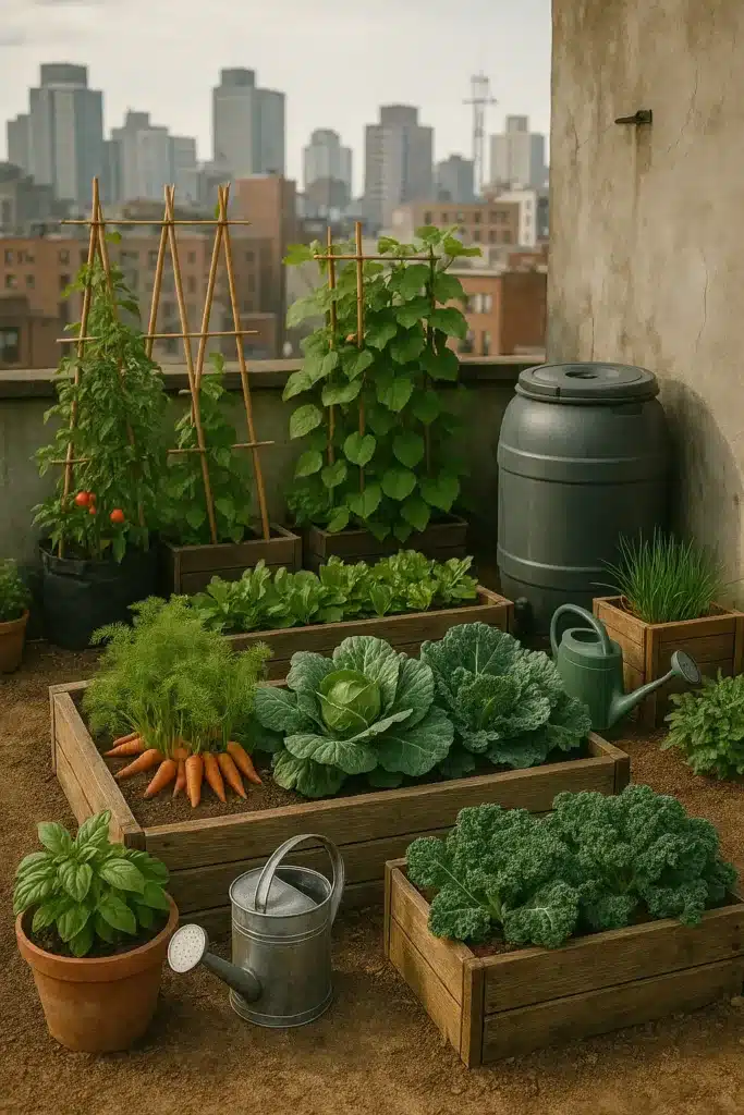 Comment créer potager survie autonome milieu urbain