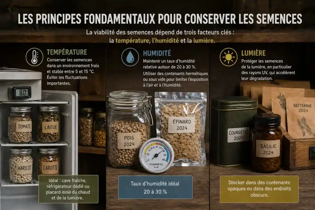 Image explicatives comment conserver les semences