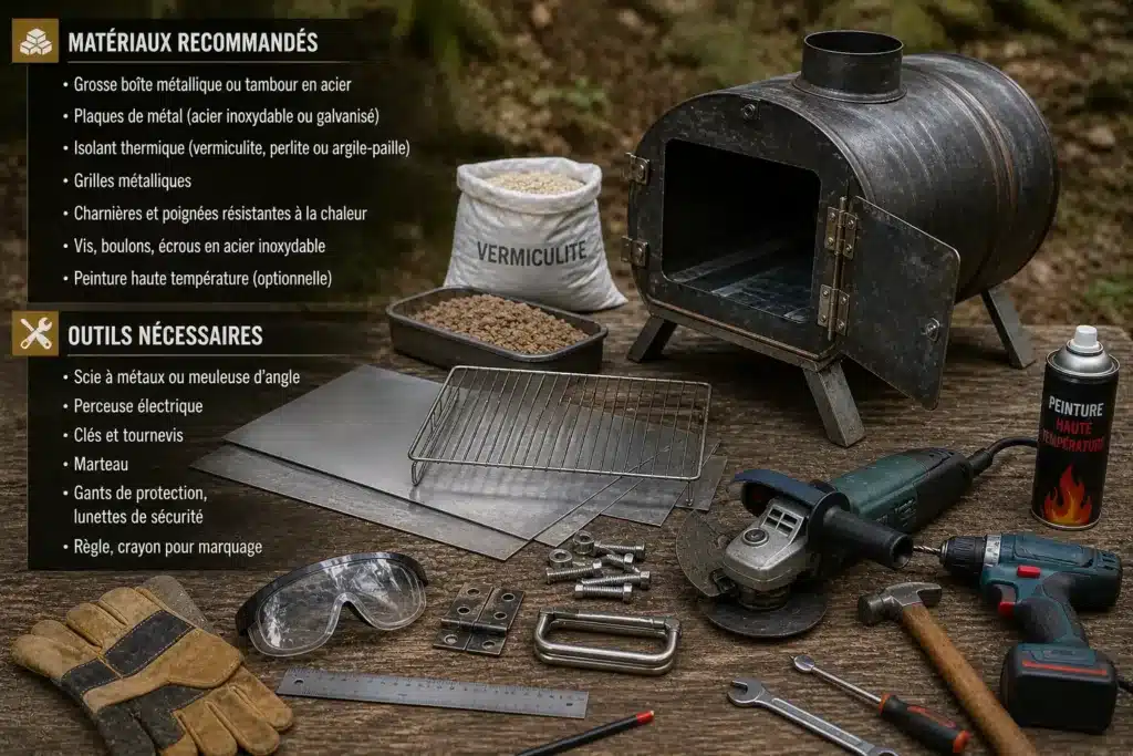 Instruction et conseils pour construction d'un four portable