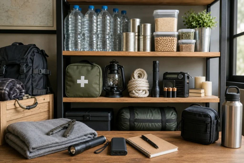 Stockage de ressources survivalistes chez soi