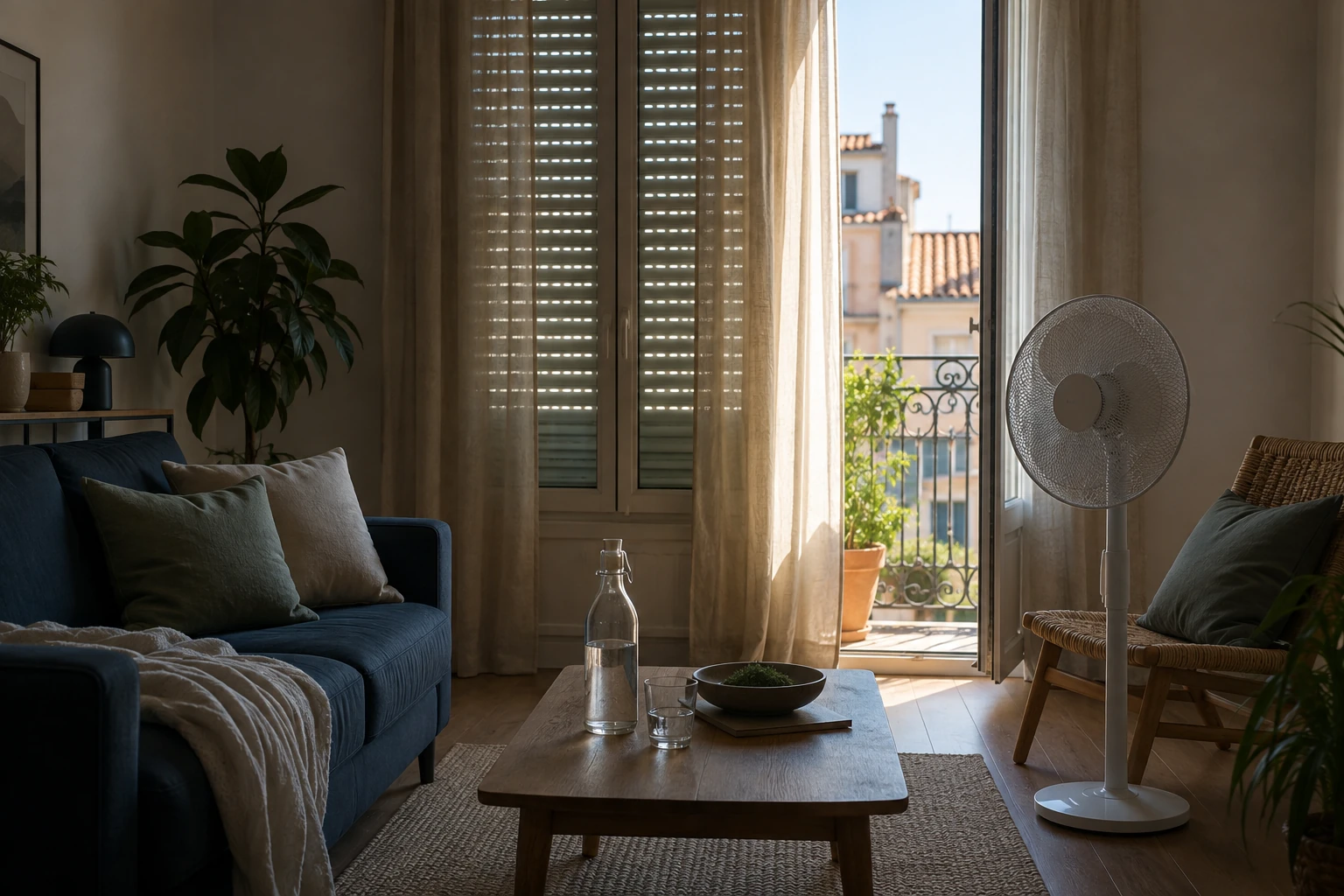 Un salon d'appartement moderne et propre